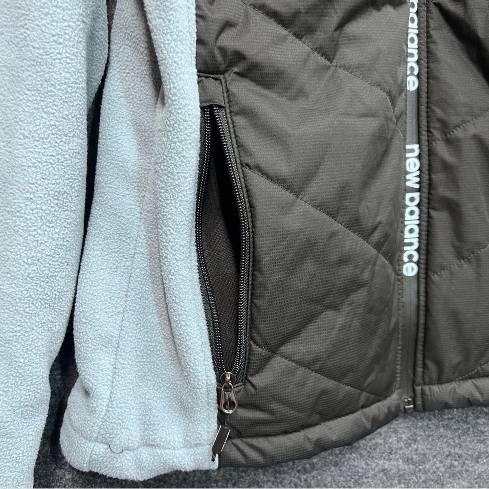 New Balance Men’s Full Zip Fleece Jacket Size M - Picture 6 of 13